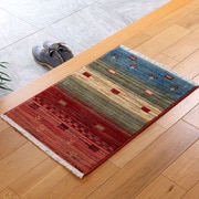 トルコ製 ウィルトン織の玄関マット RAKKAS 70×125 トワル RAKKAS