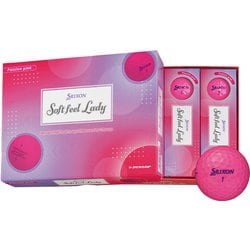 25スリクソンSOFT FEEL LADY PPK DZ [ゴルフボール 1ダース 12球入り]