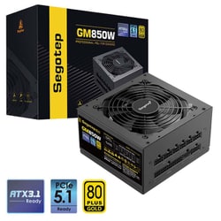 電源ユニット 850W 80PLUS GOLD認証 ATX3.1対応 フルモジュラー式 GM850W ATX3.1＋PCI-E 5.1