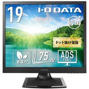 スクエア液晶ディスプレイ/19型/1280×1024/ADSパネル/アナログRGB DVI-D/スピーカー内蔵/5年保証/抗菌モデル/ブラック/受注生産品 LCD-SAX191DB-AG