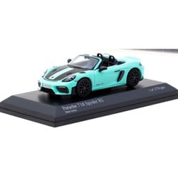 T64MC-008-MG COLLAB64 MINICHAMPS×Tarmac Works 1/64 Porsche 718 Spyder RS Mint Green [ダイキャストミニカー]