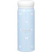 ダイレクト ステンレス ボトル 直飲み 水筒 シマエナガ SEN 480ml 保冷 保温 軽量 広口 氷止め付き ブルー SBR-480B