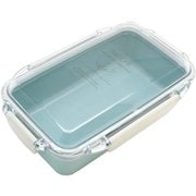 ランチボックス 弁当箱 1段 500ml ひのきのぷら 抗菌 電子レンジ対応 食洗機対応 ふわっと盛れる ブルー 日本製 PCD-500