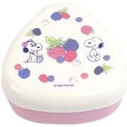 おにぎり ケース 弁当箱 290ml スヌーピー ピーナッツ ファンシー 抗菌 Ag 電子レンジ対応 押し型付き ピンク 日本製 LS-20