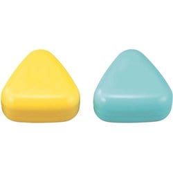 おにぎりケース 弁当箱 2個セット 85～95g ブルー イエロー 電子レンジ対応 日本製 LS-2