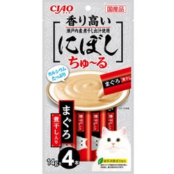 CIAO にぼしちゅーる まぐろ 煮干入り 14g×4本入 [キャットフード]