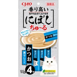 CIAO にぼしちゅーる かつお 煮干入り 14g×4本入 [キャットフード]