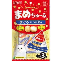 まめちゅーる まぐろ かつお節味 8g×3本入 [猫用 おやつ]