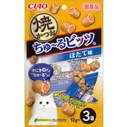 CIAO 焼かつおちゅーるビッツ ほたて味 ドライパック 12g×3袋 [猫用 おやつ]