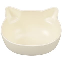 catte ねこ 抗菌ボウル アイボリー レンジ・食洗機可 日本製 74730-5