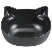 catte ねこ 抗菌ボウル ブラック レンジ・食洗機可 日本製 74732-9
