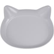catte ねこ 抗菌ランチプレート グレー レンジ・食洗機可 日本製 74717-6