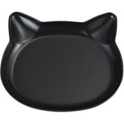 catte ねこ 抗菌ランチプレート ブラック レンジ・食洗機可 日本製 74718-3