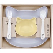 catte ギフトボックス 40cutlery ランチプレート・ボウル・スプーン・フォークセット 食器ギフト レンジ・食洗機可 日本製 17126-1