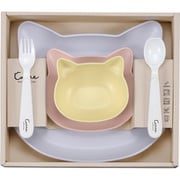 catte ギフトボックス 45plate ランチプレート・プレート・ボウル・スプーン・フォークセット 食器ギフト レンジ・食洗機可 日本製 17128-5