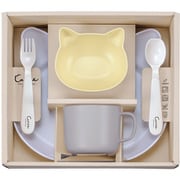 catte ギフトボックス 45mug ランチプレート・ボウル・マグ・スプーン・フォークセット 食器ギフト レンジ・食洗機可 日本製 17129-2