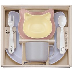 catte ギフトボックス 50 ランチプレート・プレート・ボウル・マグ・スプーン・フォークセット 食器ギフト レンジ・食洗機可 日本製 17130-8
