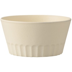 fuwary 抗菌ボウル 420ml アイボリー レンジ・食洗機可 日本製 74756-5