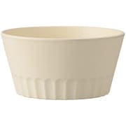 fuwary 抗菌ボウル 420ml アイボリー レンジ・食洗機可 日本製 74756-5