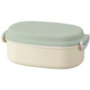 やさしい彩り 小判バックルランチ うぐいす色 520ml レンジ・食洗機可 日本製 74781-7