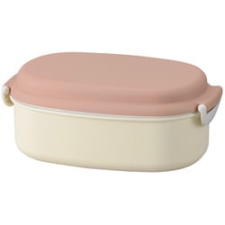やさしい彩り 小判バックルランチ さくら色 520ml レンジ・食洗機可 日本製 74782-4