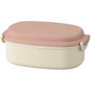やさしい彩り 小判バックルランチ さくら色 520ml レンジ・食洗機可 日本製 74782-4