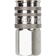 スナップ・チェック/358 ワンタッチ検圧カップリング バルブ無し G1/4 メネジ 10-358-0202