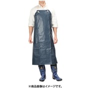 1900 ターポリン胸付前掛 紺 L 1900-55-L