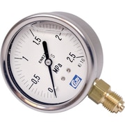 グリセリン入り圧力計 0-2.5MPa 19-940-2104