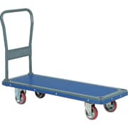 プレス製運搬車 固定ハンドル・ロングサイズタイプ 均等荷重300kg 402