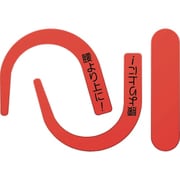 安全帯フック用蛍光シール 蛍光レッド 文字入り BL-301S