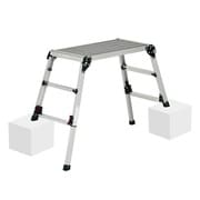 四脚アジャスト式足場台 DWX-W型 3段 天板高さ600mm~900mm DWX-W6908C