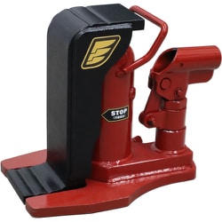 レバー回転・安全弁付爪つきジャッキ 爪能力1.2t E-030