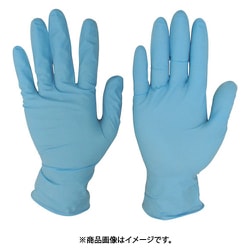 ニトリルディスポNo.210青PF LLサイズ （100枚入） NBR0550PF-BB-LL