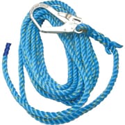青色ニューテトロン親綱(垂直用) 16mmΦ×10m 片側フック付 NEW-TETORON-1610BLUE