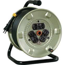 電工ドラム 100V アースなし 20m コンセント個数6個 NNP-206D