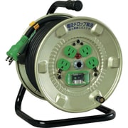 電工ドラム 100V 漏電保護専用ブレーカー付 極太電線 20m NNP-EB24F