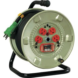 電工ドラム 100V 過負荷漏電保護兼用ブレーカー付 20m NNP-EK24