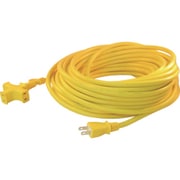 トライアングルマルチタップ 125V-15A 20m 黄 VCTM-20