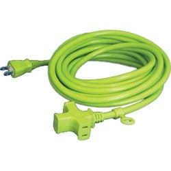 トライアングルマルチタップ5m若草 VCTM-5GN