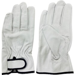 ラッキーワーカー 豚革クレストマジック 806 L 白 806-L