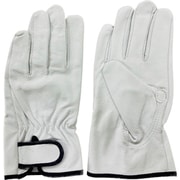 ラッキーワーカー 豚革クレストマジック 806 L 白 806-L