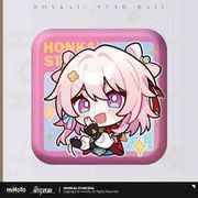崩壊:スターレイル パムの展覧室シリーズ スクエア缶バッジ 三月なのか・巡狩