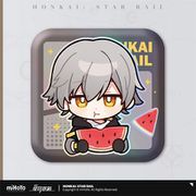 崩壊:スターレイル パムの展覧室シリーズ スクエア缶バッジ 開拓者(男)