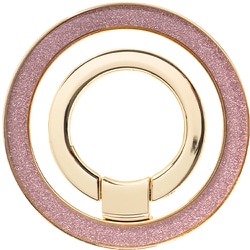 MagSafe対応スマホリング グリッター/ローズピンク PH-M-JJR-RSPK
