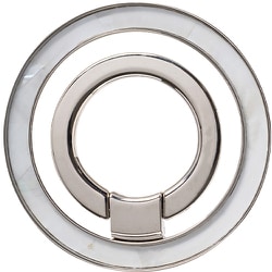 MagSafe対応スマホリング シェル/シルバー PH-M-JJR-SHSV