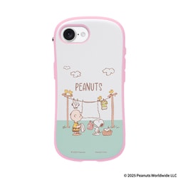 iPhone 16e用 iFace FC PN PK/ランドリー 41-990360