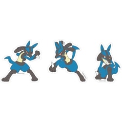 ルカリオ　ステッカー Amazon | グルマンディーズ ポケットモンスター モバイル