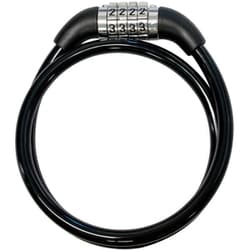 JC-029W ダイヤルカラーワイヤー錠 ブラック 67812