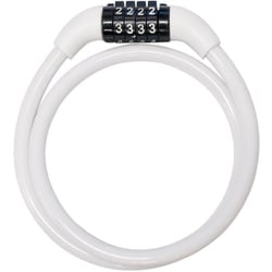 JC-029W ダイヤルカラーワイヤー錠 ホワイト 67813